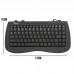 Mini Teclado com Fio Multimídia USB KP-2008 KNUP - Preto